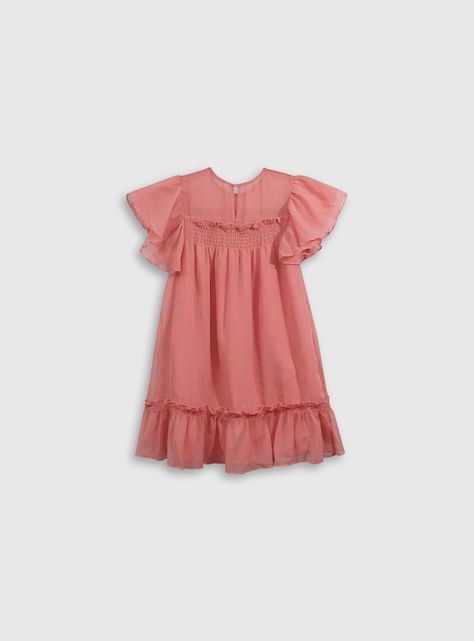 Vestido Niña Fucsia 54898 Colloky-1