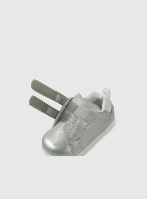 Zapatilla Niña Gris Espejado Plata 55837 Colloky-5