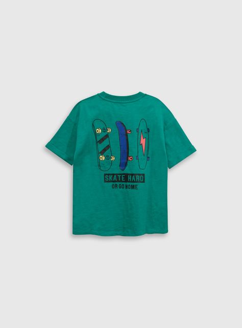 Polera Niño Verde 54653 Colloky-1