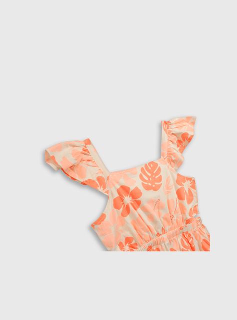 Vestido Niña Naranjo 55631 Colloky-2