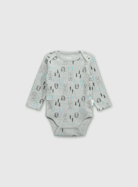 Conjunto Body/Pantalon Niño Gris 49647 Colloky-1