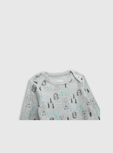 Conjunto Body/Pantalon Niño Gris 49647 Colloky-3