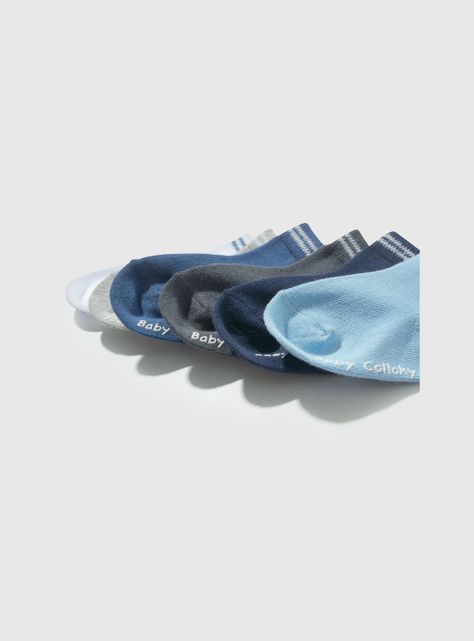 Calcetín Deportivo Niño Azul 55405 Colloky-2
