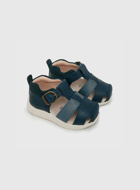 Sandalia De Niño Franciscana Azul (18 A 21) Colloky-0