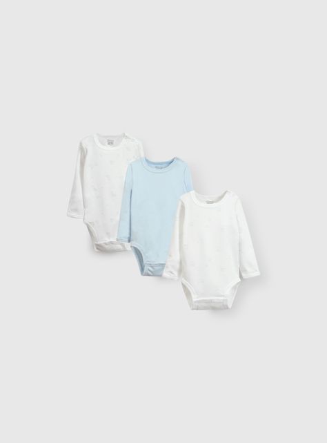 Pack de Bodies Niño Celeste 56047 Colloky-0