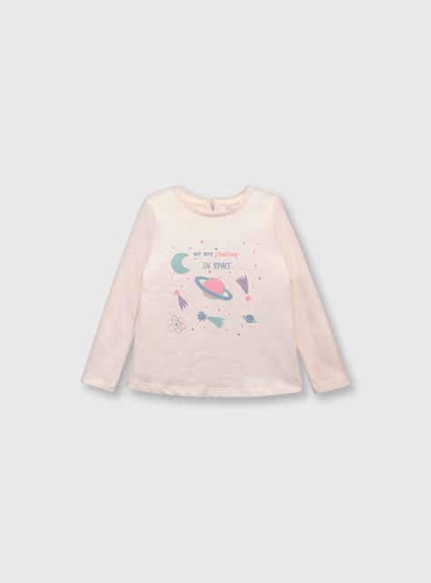Polera Niña Rosado (3 A 36 Meses) Colloky-0