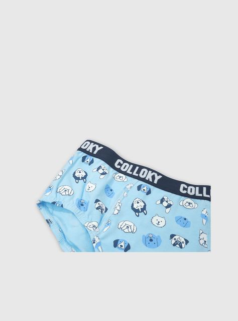 Calzoncillo Niño Celeste 49578 Colloky-4