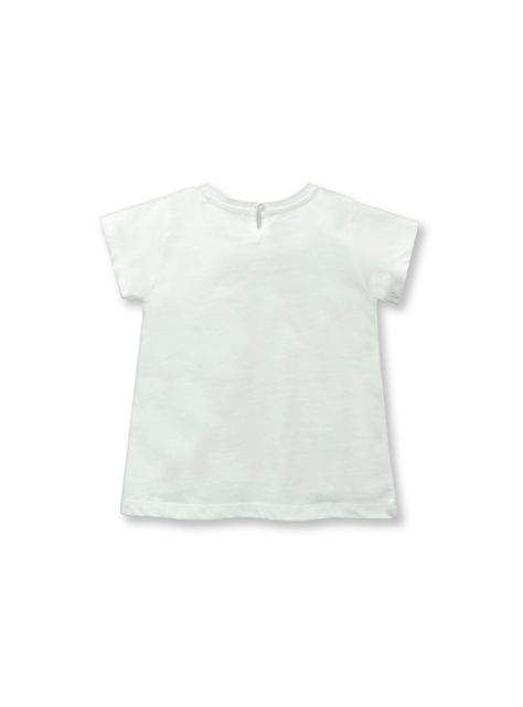 Polera De Bebé Niña Corazon Blanco (3 A 36 Meses) Colloky-1
