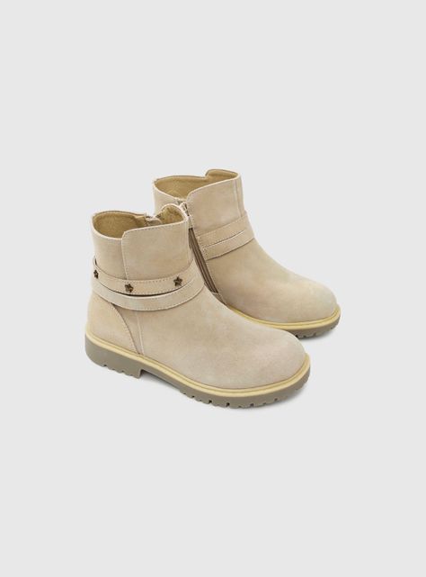 Bootie Niña Beige 53134 Colloky-0
