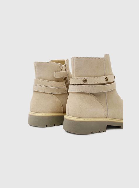 Bootie Niña Beige 53134 Colloky-4
