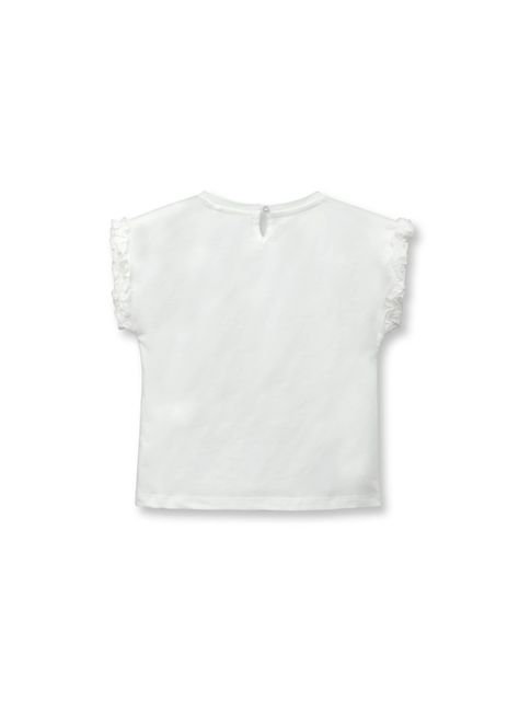 Polera De Bebé Niña Tropical Blanco (3 A 36 Meses) Colloky-1
