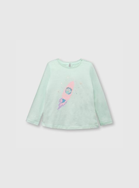 Polera De Bebé Niña Cohete Calipso (3 A 36 Meses) Colloky-0