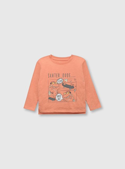 Polera Niño Naranjo 53046 Colloky-0