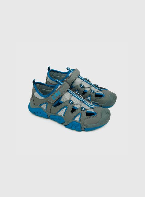 Sandalia De Niño Mesh Lateral Gris (28 A 36) Colloky-0
