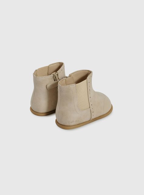 Bootie Niña Beige 56057 Colloky-4