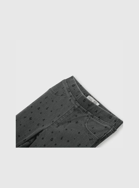 Jegging Niña Gris (3 A 36 Meses) Colloky-2
