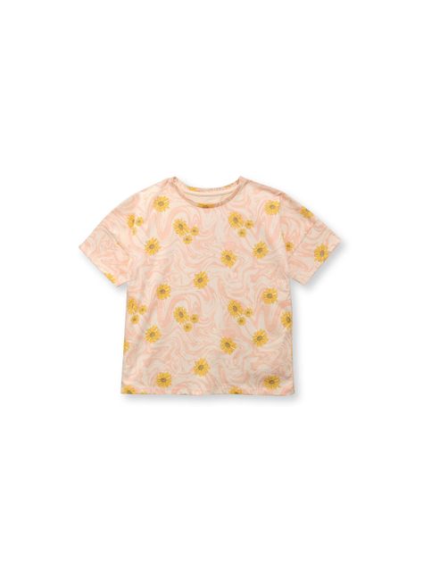 Polera De Niña Flores Rosado (2 A 12 Años) Colloky-0
