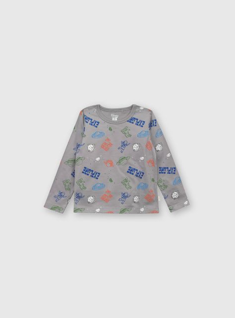 Polera Niño Gris 53077 Colloky-0