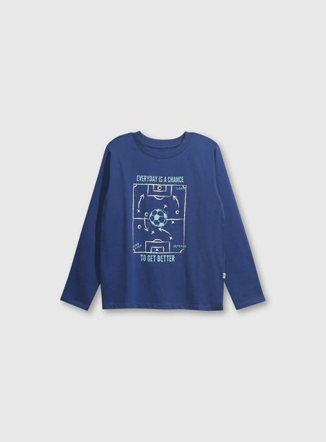 Polera Niño Azul 54324 Colloky-0