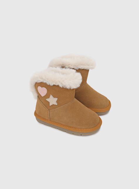 Bootie Niña Camel 53465 Colloky-0