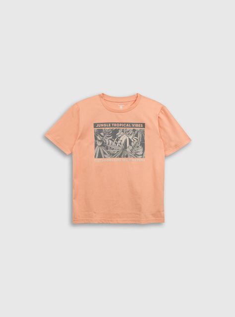 Polera Niño Naranjo 55287 Colloky-0