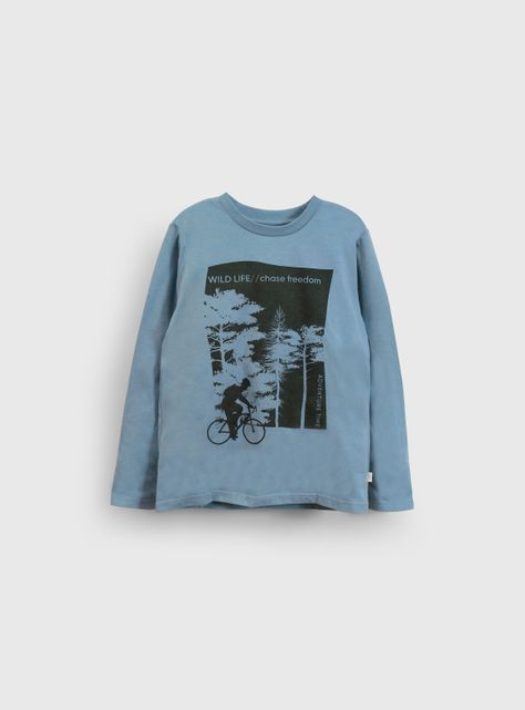 Polera Niño Celeste 56412 Colloky-0