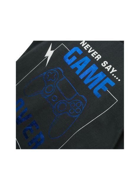 Polera De Niño Game Over Marengo (2 A 12 Años) Colloky-2