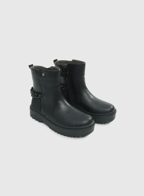 Bootie Niña Negro 53138 Colloky-0