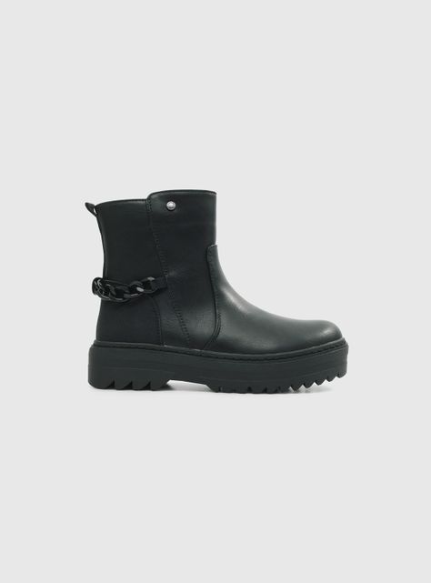 Bootie Niña Negro 53138 Colloky-1