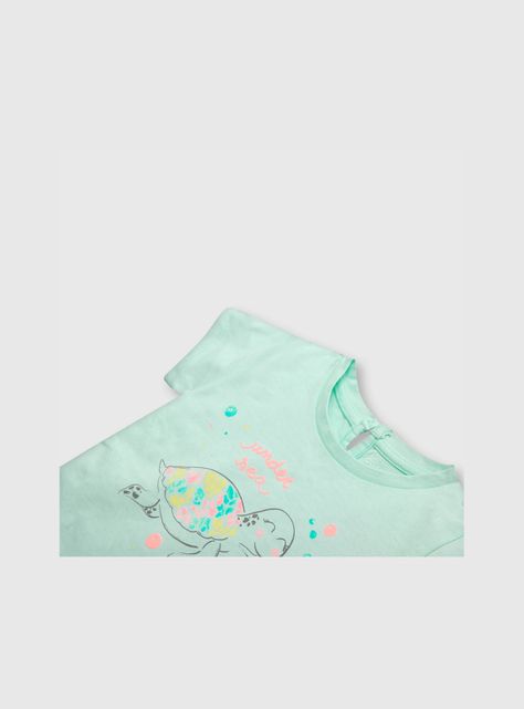 Polera De Bebe Niña Tortuga Calipso (3 A 36 Meses) Colloky-2