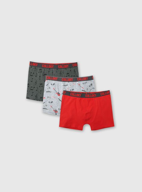Boxer Niño Rojo 49490 Colloky-0
