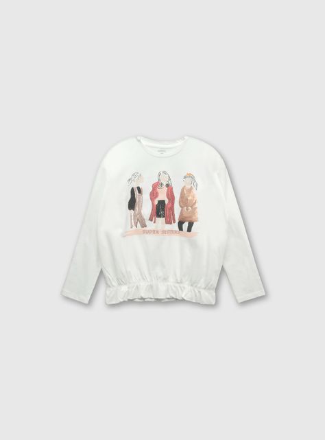Polera Niña Blanco 53031 Colloky-0