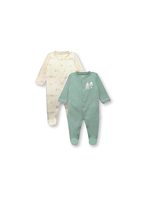Osito De Bebé Niña 2 Pack Beige (0 A 9 Meses) Colloky-0