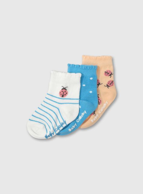 Calcetin Deportivo Niña Celeste 49530 Colloky-0