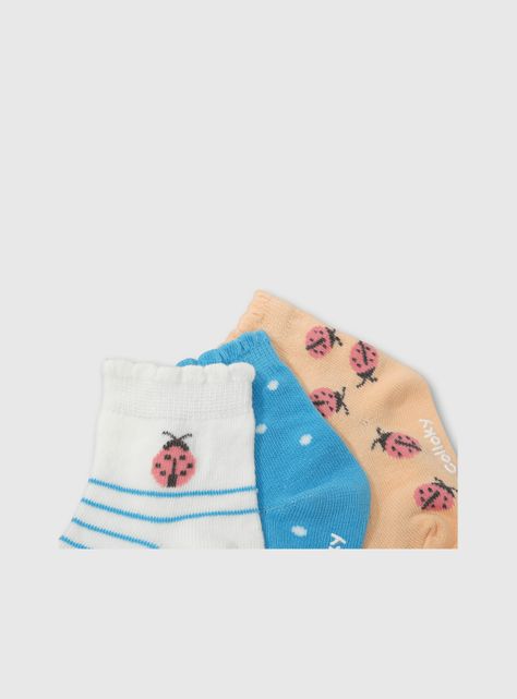 Calcetin Deportivo Niña Celeste 49530 Colloky-1