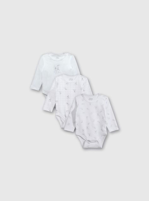Pack de Bodies Unisex Blanco 54246 Colloky-0
