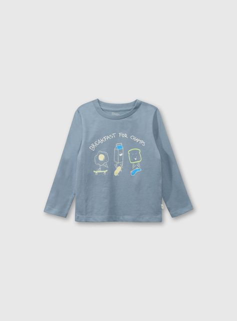 Polera Niño Celeste 53075 Colloky-0