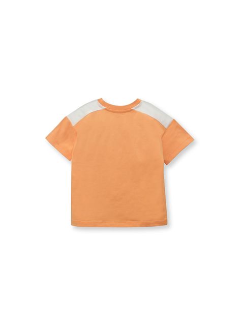 Polera De Bebé Niño Tropical Naranjo (3 A 36 Meses) Colloky-1