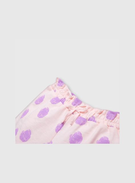 Short De Bebe Niña Estampado Rosado (3 A 36 Meses) Colloky-2
