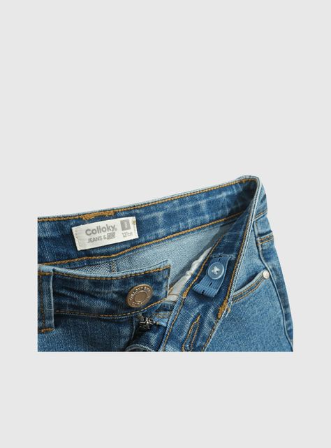 Jeans Niña Azul 53002 Colloky-2