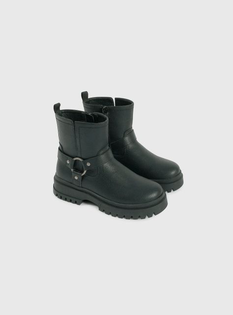 Bootie Niña Negro 56468 Colloky-0