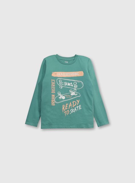 Polera Niño Verde 55290 Colloky-0