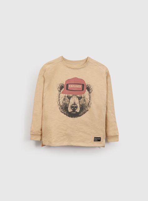 Polera Niño Beige 56383 Colloky-0