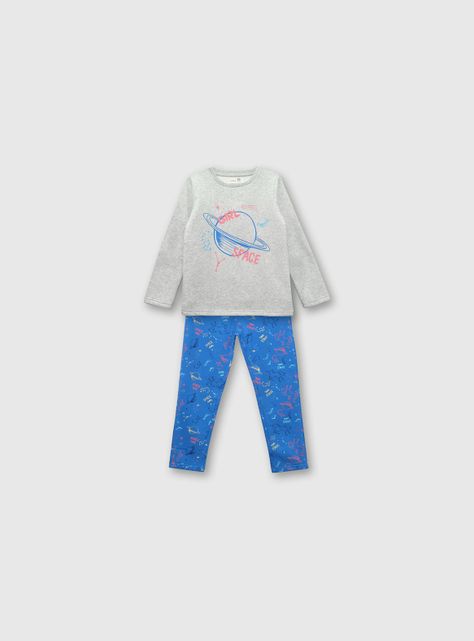 Pijama Niña Gris 52924 Colloky-0