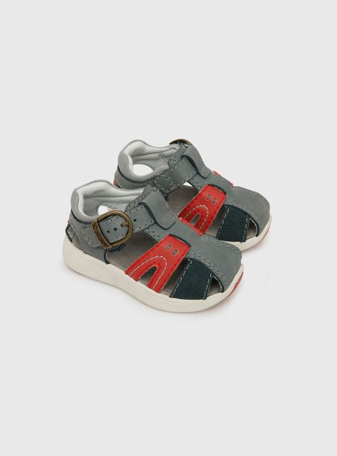 Sandalia De Niño Franciscana Gris (21 A 27) Colloky-0