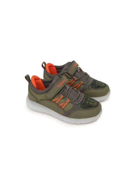 Zapatilla Niño Luces Verde Pistacho (28 A 38) Colloky-0