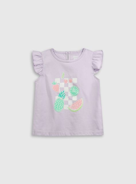 Polera Niña Morado 54973 Colloky-0