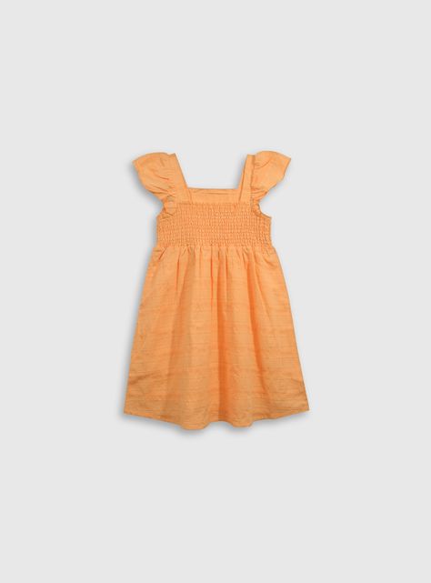 Vestido Niña Naranjo 54900 Colloky-1