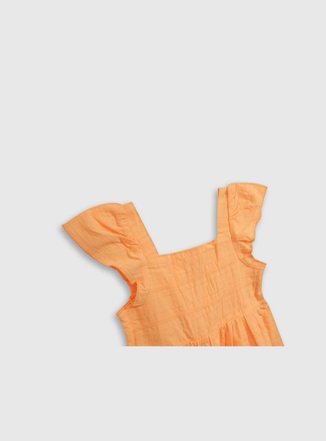 Vestido Niña Naranjo 54900 Colloky-2