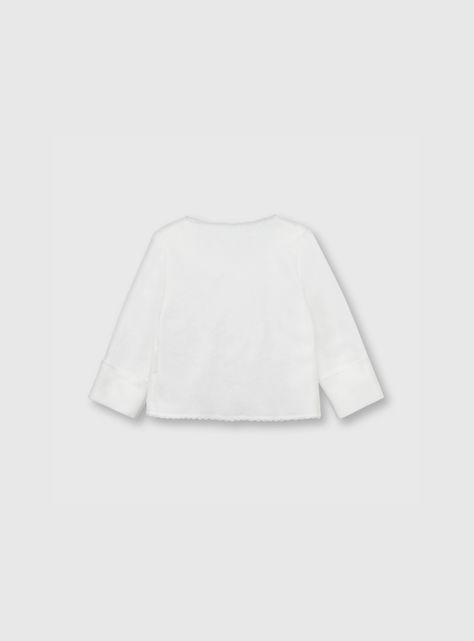 Camiseta Baby Unisex Blanco (Talla Única) Colloky-2